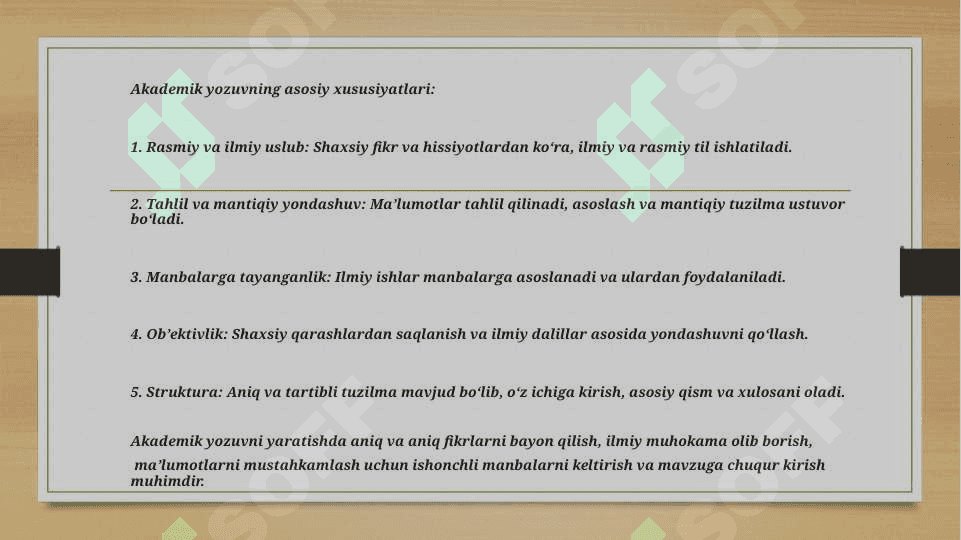 Akademik yuridik yozuvning muhim qoidalari tamoyillari 4