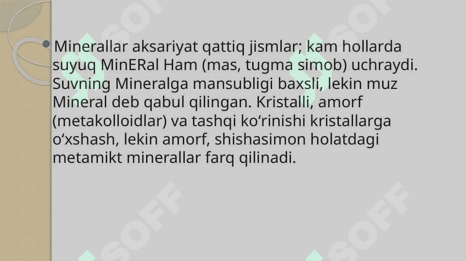 Minerallar haqida umumiy tushuncha 4