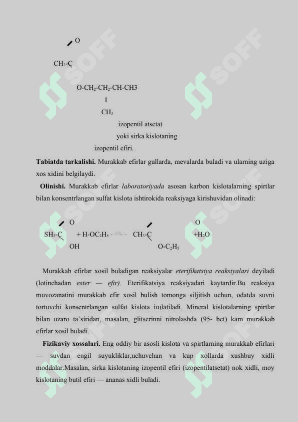 Murakkab efirlar. 3