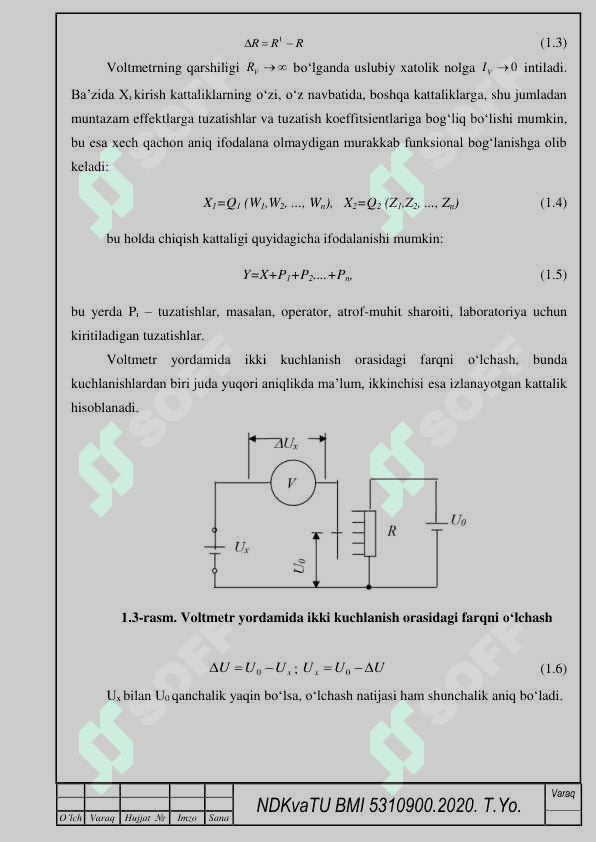 Elektr kattaliklarni o‘lchash stendini yaratish 8