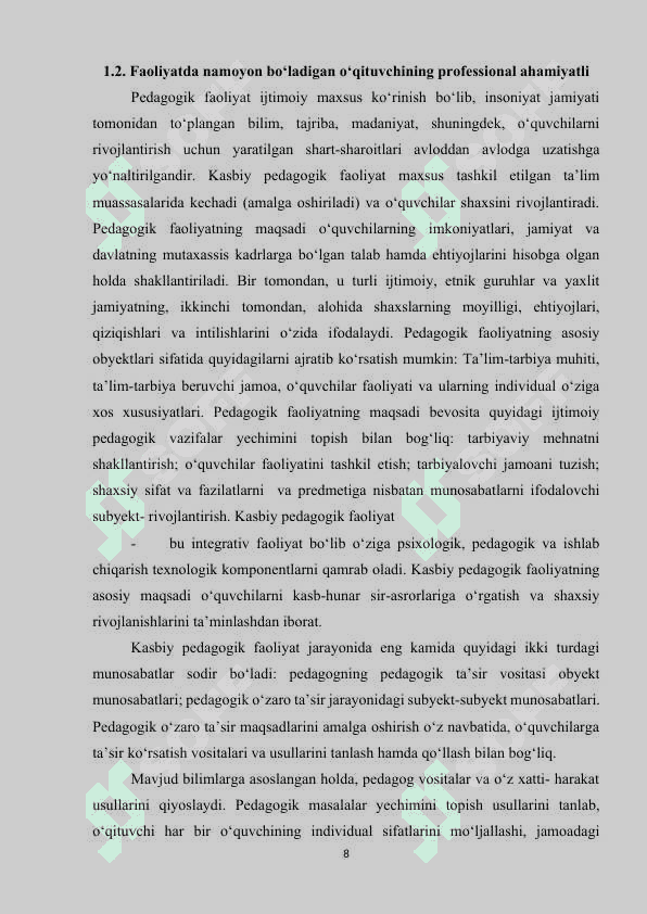 OʻQITUVCHIGA QOʻYILADIGAN ZAMONAVIY TALABLAR..docx 7