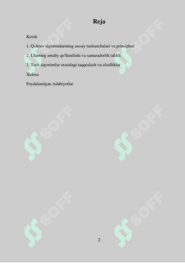 Qidiruv algoritmlarining qiyosiy tahlili 2
