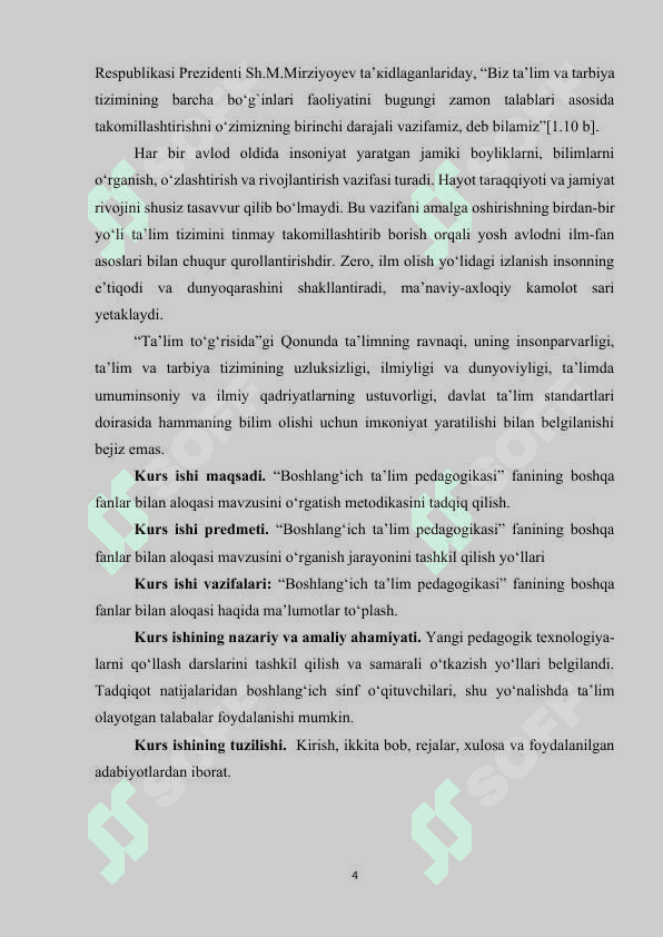 “BOSHLANG‘ICH TA’LIM PEDAGOGIKASI” FANINING BOSHQA FANLAR BILAN ALOQASI..docx 3