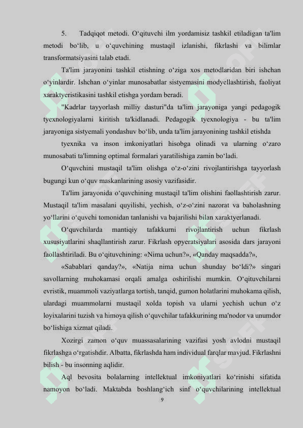 YOSHLARNING MA’NAVIY-INTELLEKTUAL SIFATLARINI ANIQLASH VA RAG‘BATLANTIRISH USULLARI.docx 8