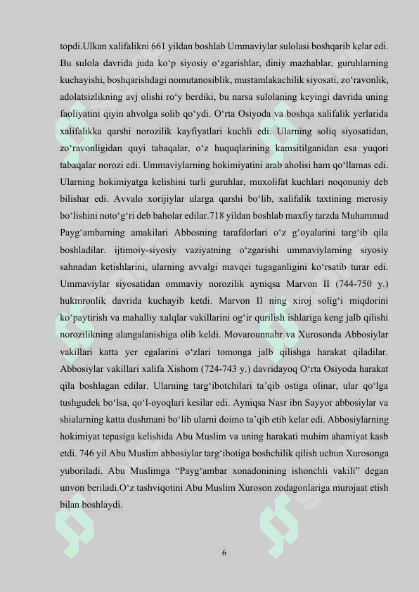 ARABLAR BOSQINIDAN SO’NG MOVAROUNNAHR VA XUROSONDA IJTIMOIY-IQTISODIY HAYOT..docx 5