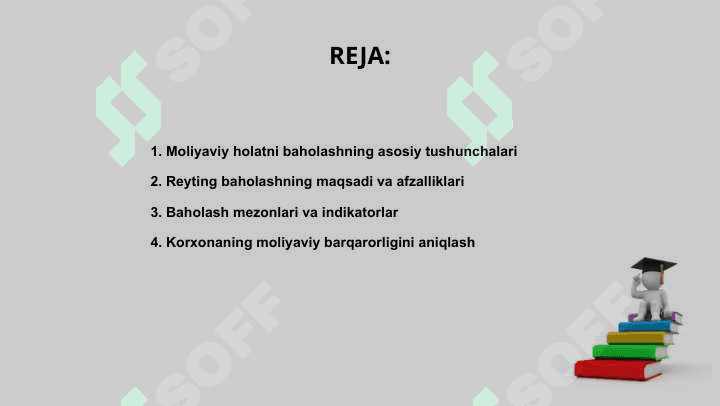 Korxonalar moliyaviy holatini reyting baholash va tahlil qilish 2
