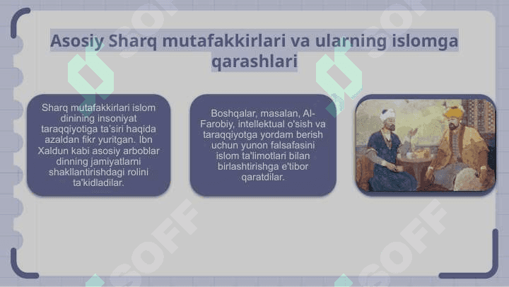 Sharq mutafakkirlarining Islom dining inson kamolotiga tasiri haqidagi goyalari 5