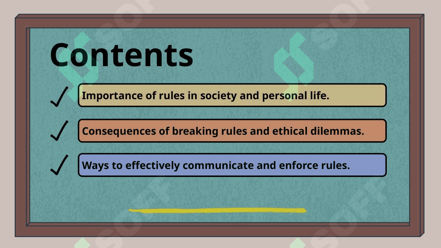 Living by the rules 2