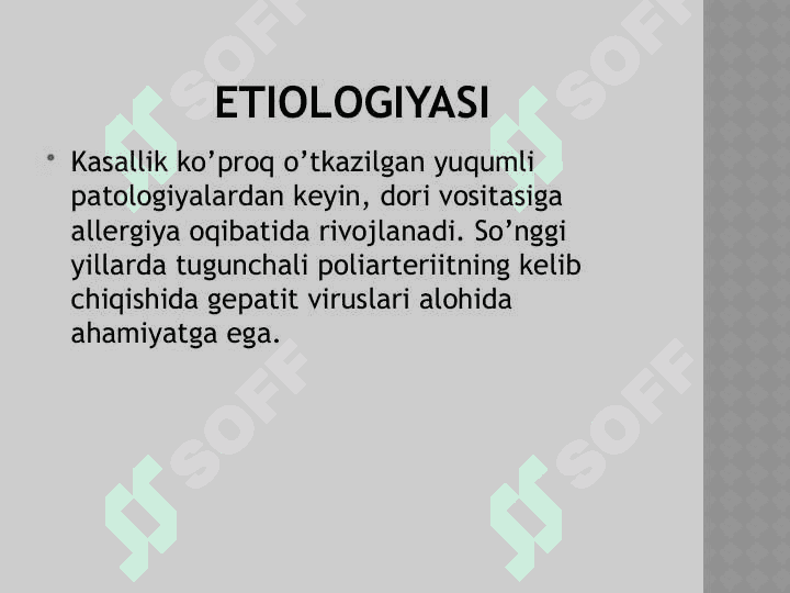 Tugunchali poliarteriit 3