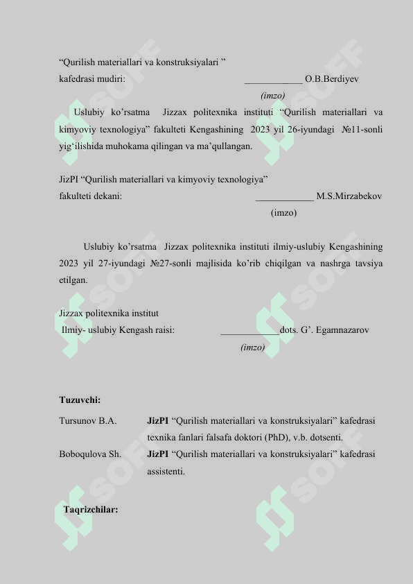 Qurilish materiallari va konstruksiyalari 4