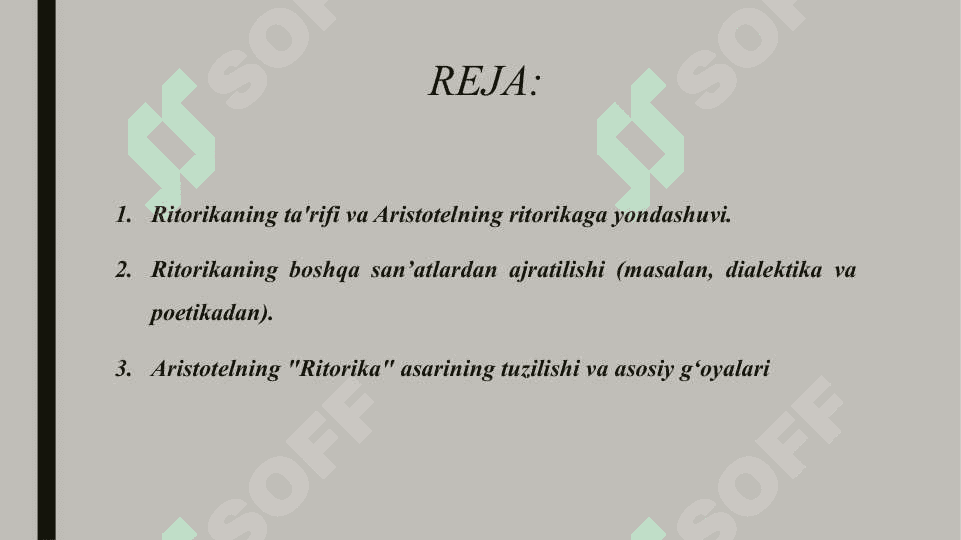 Aristotelning ritorika asari 2
