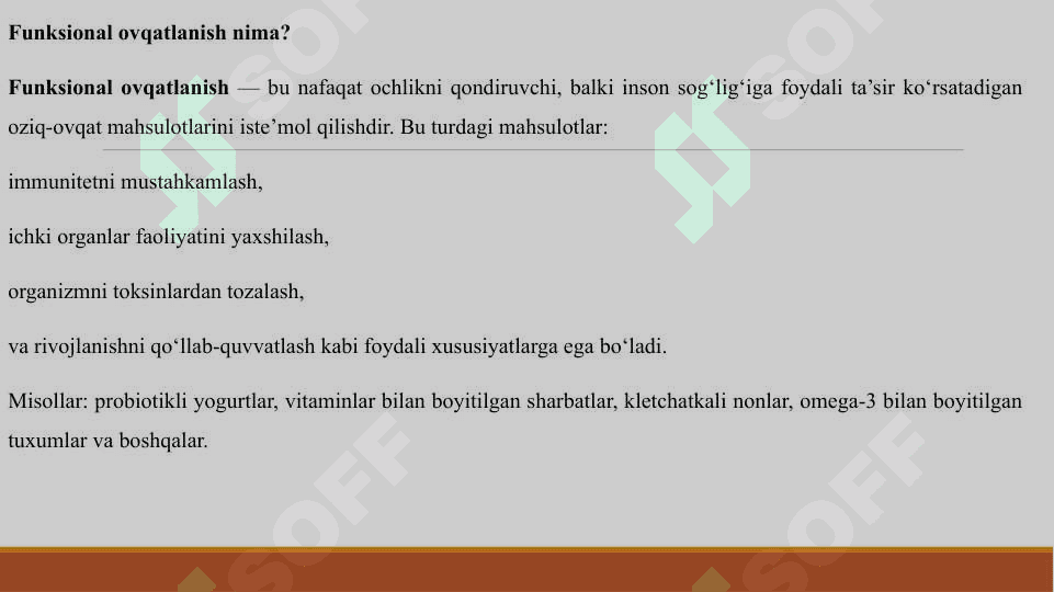 FUNKSIONAL OVQATLANISH VA BOLALAR TEXNOLOGIYASI 3
