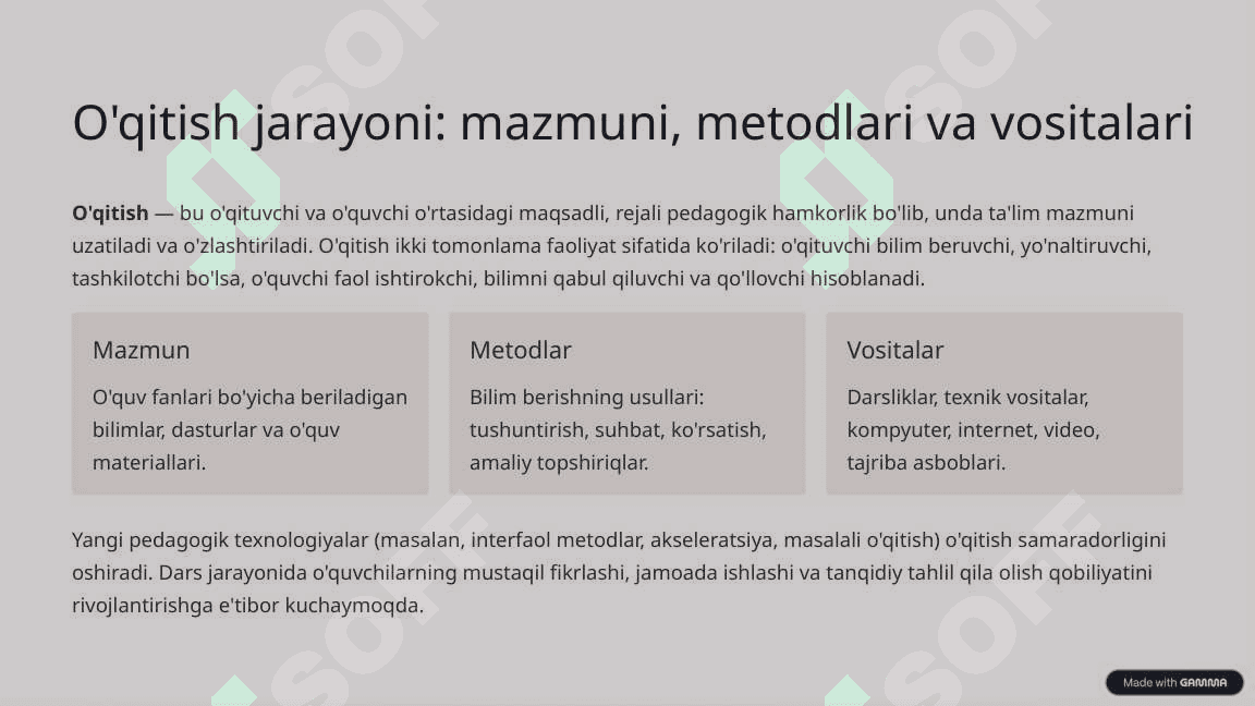 Pedagogikaning asosiy kategoriyalari 4