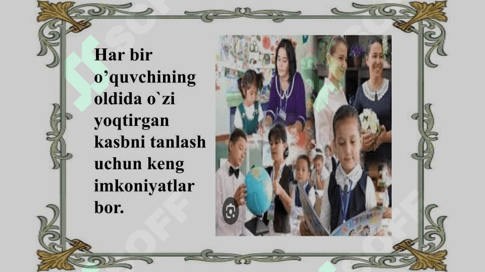 Kasb hunarga yo’naltirish bosh qotirmalardan foydalanish 3