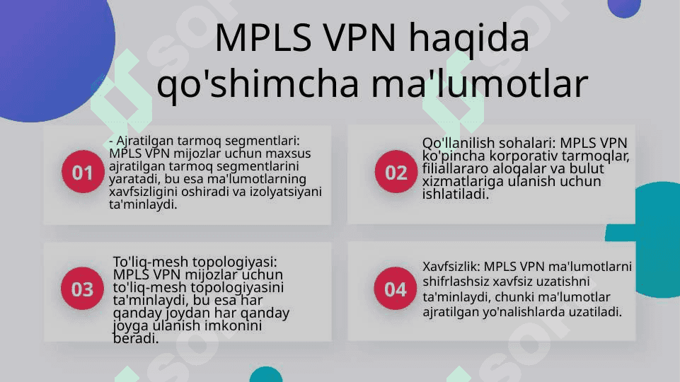 MPLS (Multiprotocol Label Switching) nima va qanday ishlaydi 4