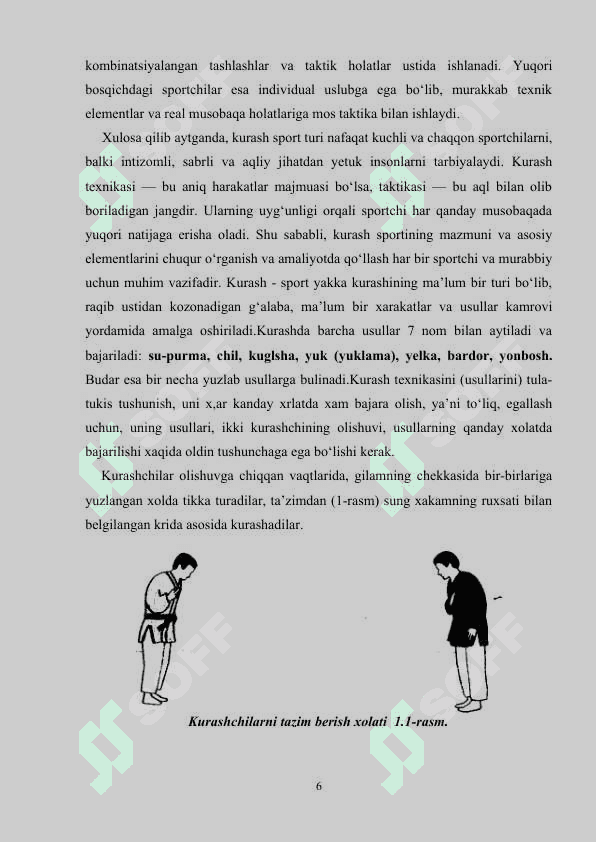 Kurashdagi texnik va taktika elementlarining rivojlanishi 6