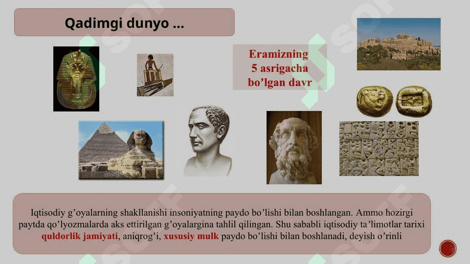 Qadimgi dunyo iqtisodiy taʼlimotlari 2