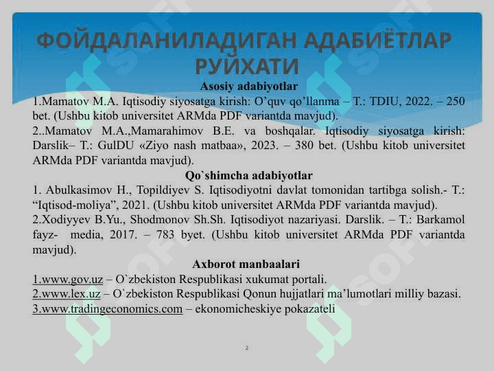 Davlatning mintaqaviy siyosati va hududlar rivojlanishining istiqbollari 2