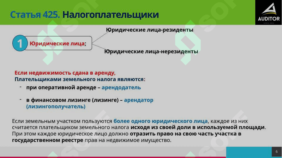 Земельный налог 6