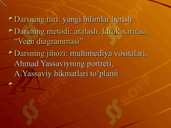 Ahmad Yassaviyning hayoti va ijodi. 3