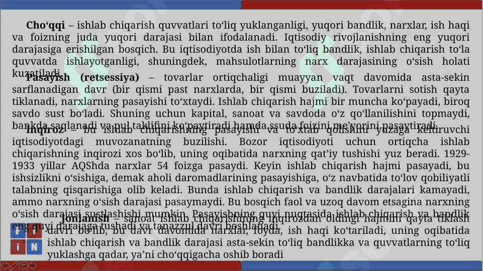 Iqtisodiy davr va tebranishlar 3