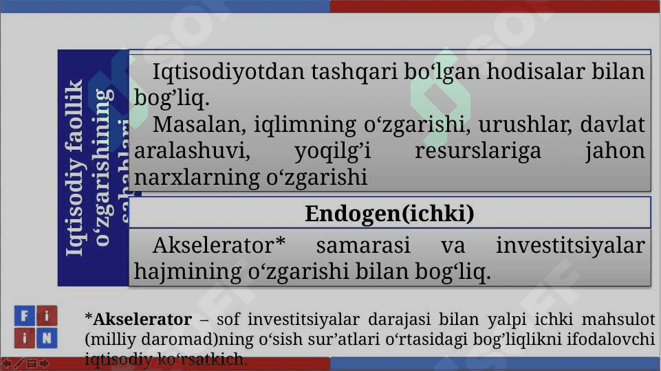 Iqtisodiy davr va tebranishlar 7