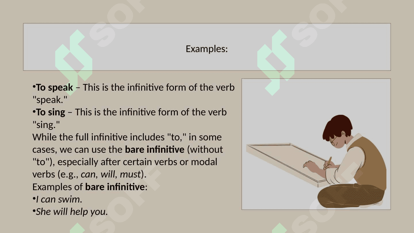 Infinitive 4