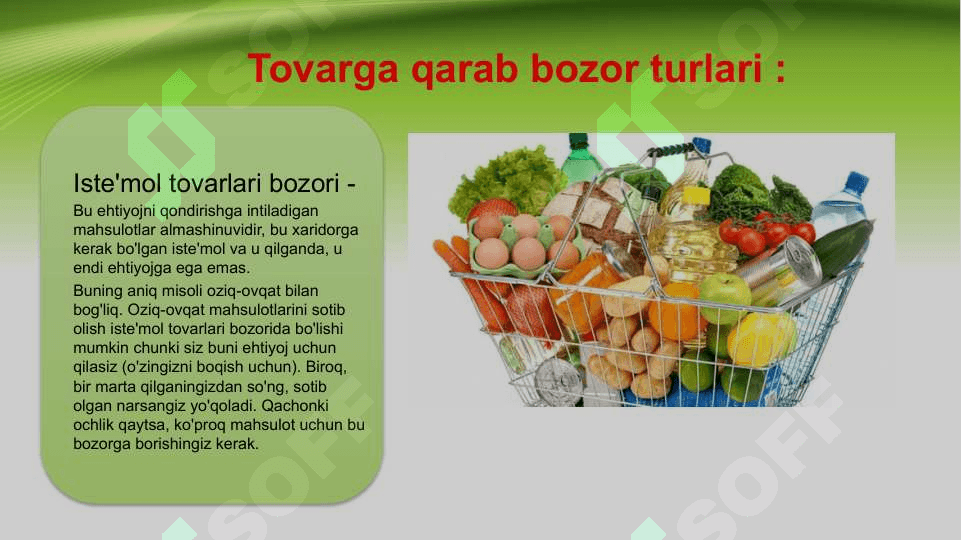 Bozor va bozor turlari 3