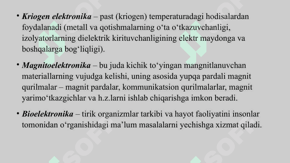 Elektronikaning istiqbolli yoʻnalishlari 4