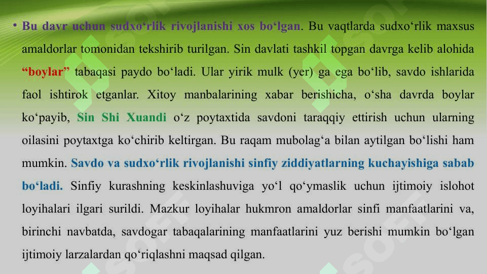 Xitoyning birlashtirilishi 8