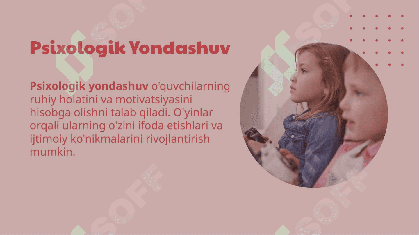 Boshlang'ich sinf o'quvchilarining psixologik va pedagogik tekshirish bo'yicha o'yinlar tayyorlash 3