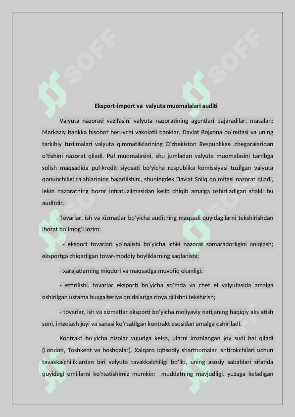 EKSPORT-IMPORT VA  VALYuTA MUOMALALARI AUDITI. 7