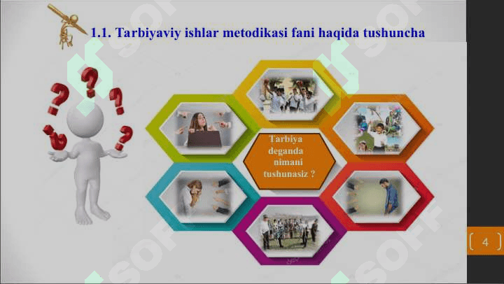TARBIYAVIY ISHLAR METODIKASI FANINING MAQSAD VA VAZIFALARI 4