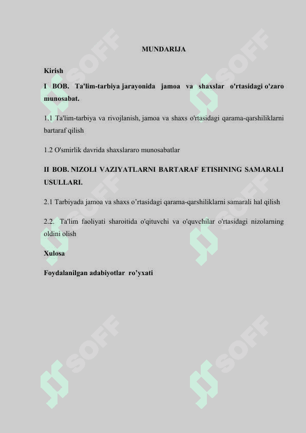 Tarbiya jarayonida jamoa bilan shaxs qarama-qarshiliklarini bartaraf etish 2