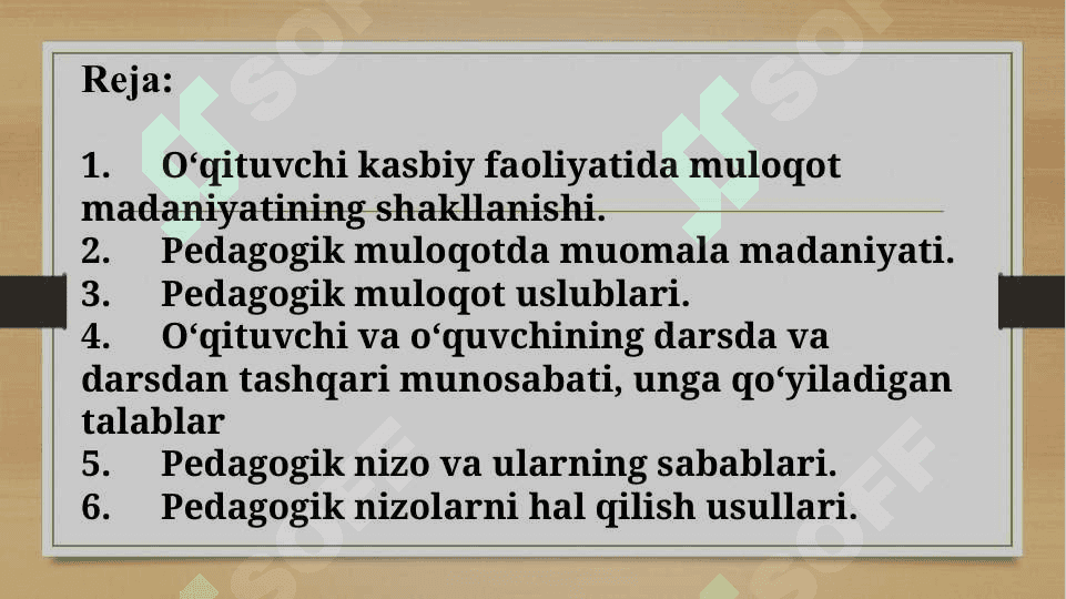 Pedagogik faoliyatda muloqot 2