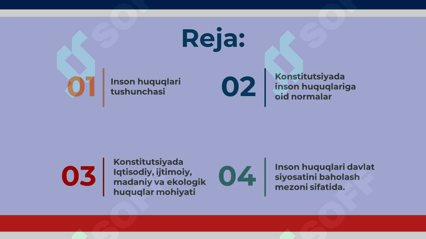 INSONNING HUQUQ VA ERKINLIKLARI 2