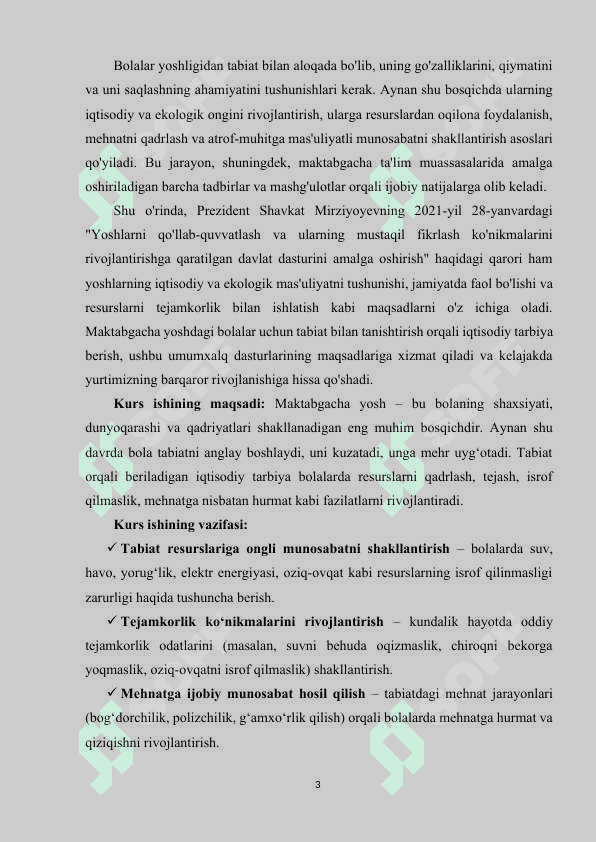 Maktabgacha yoshdagi bolalarni tabiat bilan tanishtirish orqali iqtisodiy tarbiya berishning ahamiyati 3