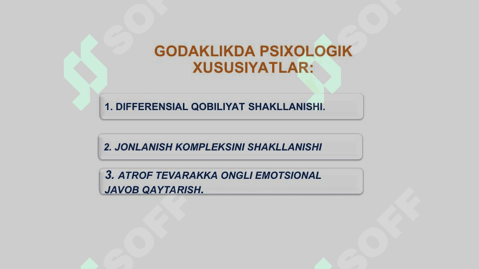 CHAQALOQLIK VA GO’DAKLIK DAVRINING PSIXOLOGIK XUSUSIYATLARI 6