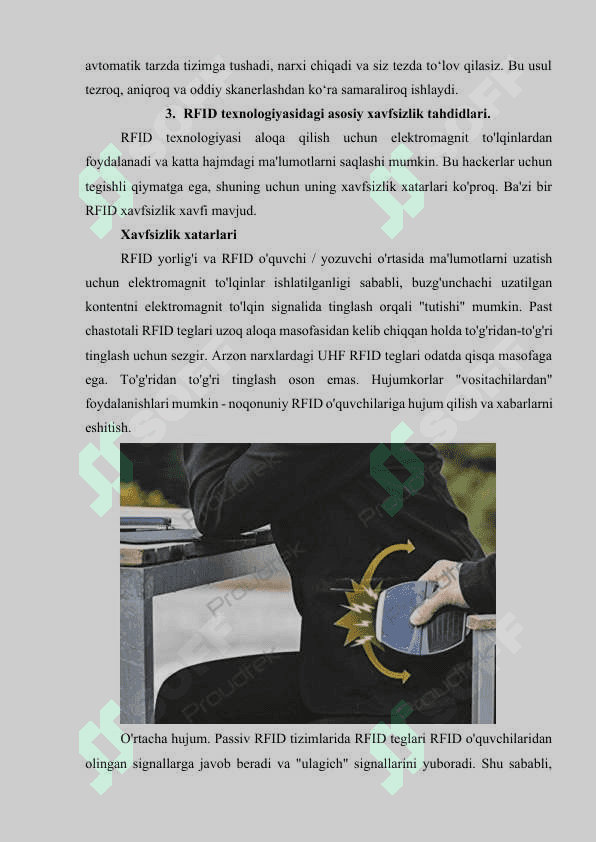 RFID texnologiyasining xavfsizlik aspektlari 4