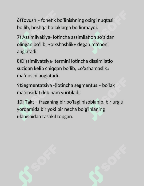 Nutq tovushlarning fonetik o'zgarishlari 2