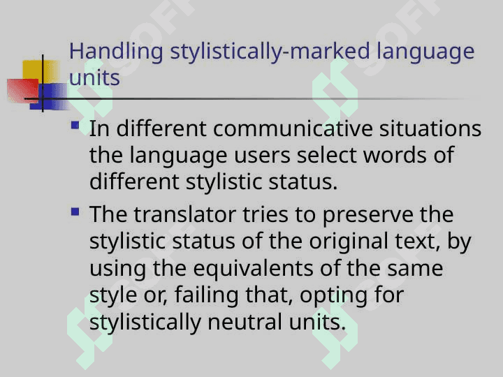 STYLISTIC ASPECTS OF TRANSLATION 3