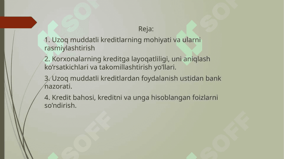 Investitsiya faoliyatini kreditlash 2