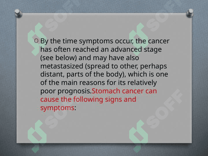 Stomach cancer Oshqozon saratoni 6