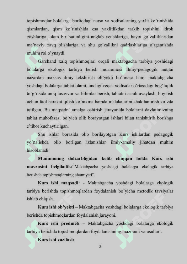 Maktabgacha yoshdagi bolalarga ekologik tarbiya berishda topishmoqlarning ahamiyati 3