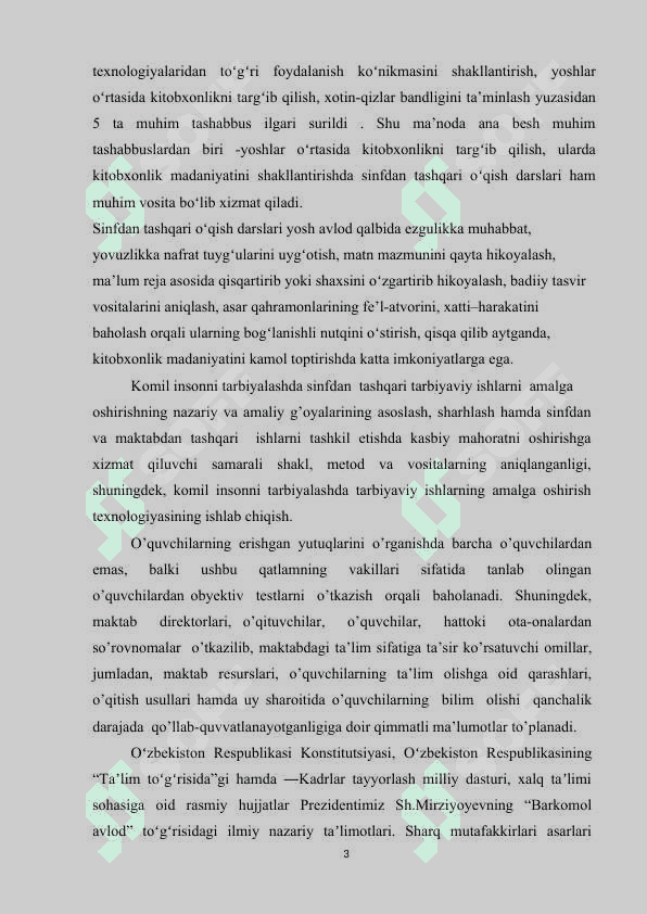 Maktabdan tashqari ta'lim muassasalarining ish faoliyati va yoshlar tarbiyasidagi o'rni 3
