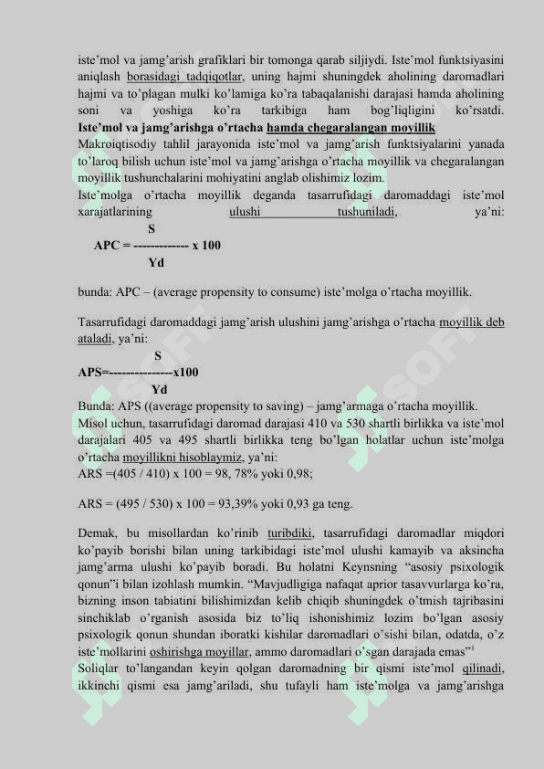 ISTE’MOL, VA JAMG’ARISH FUNKSIYALARI 4