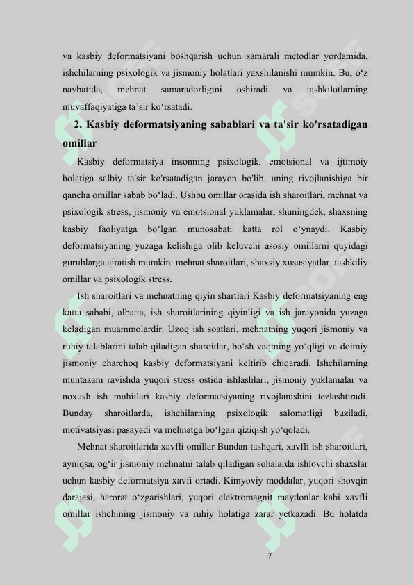 Kasbiy deformatsiya 7