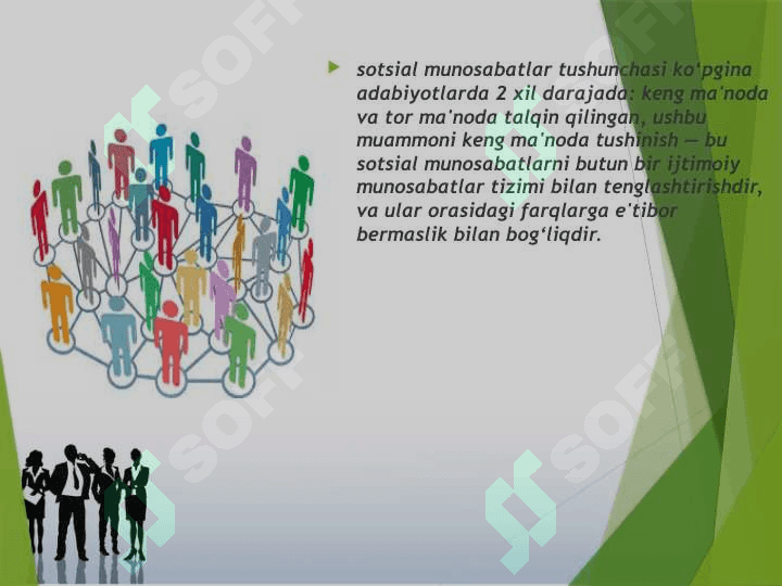 Sotsial munosabatlar 4