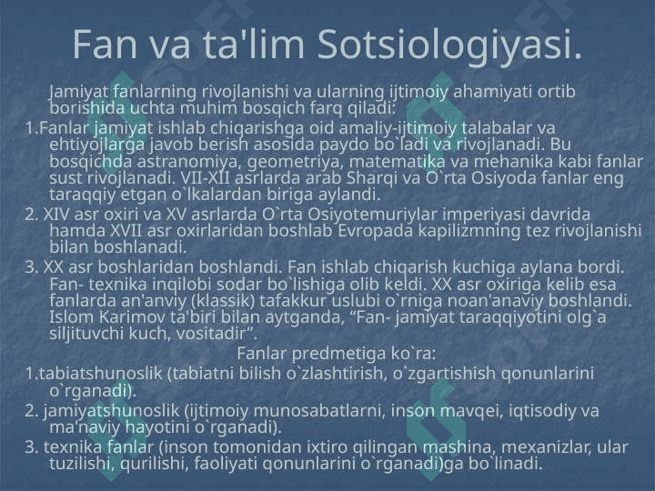 Hayot sotsiologiyasi 7