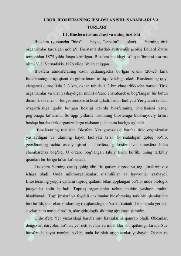 Biosferaning ifloslanishi va uning oldini olish masalasi 6
